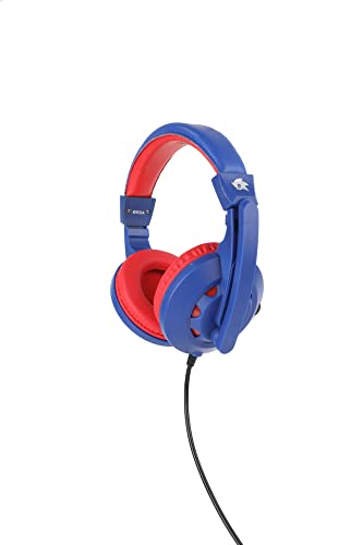 Sonic The Hedgehog Gaming Headset with Communication Mic, Crystal Clear Voice Clarity, Cushioned Ear Cups for All Day Comfort, Quality Boom Mic, for Sonic Fans