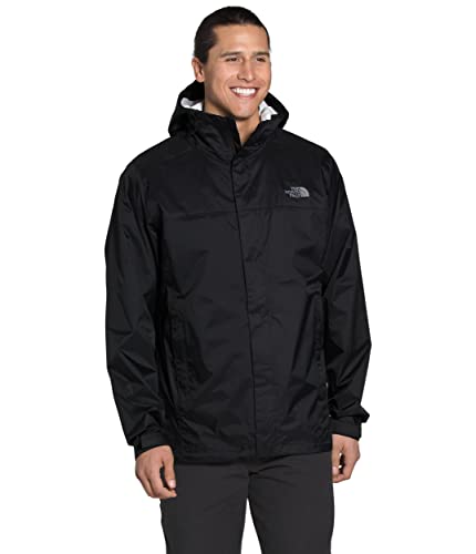 The North Face Men's Venture 2 Jacket, TNF Black/TNF Black/Mid Grey, M