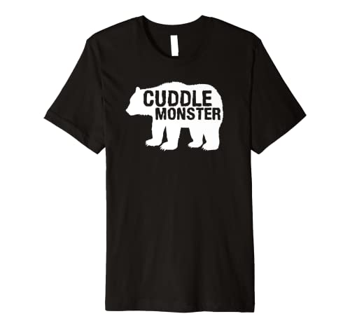 Cuddle Monster Bear Silhouette Fun Novelty Premium T-Shirt