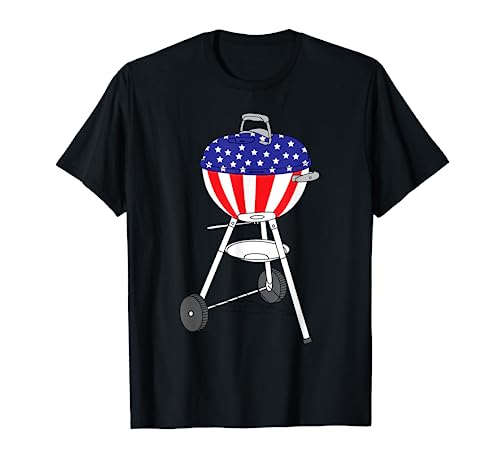 USA Charcoal Kettle Grill Shirt | July 4th Grill Gift T-Shirt