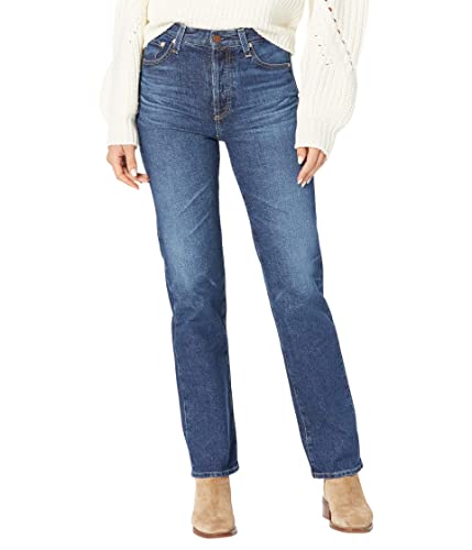 AG Adriano Goldschmied Women's Alexxis Vintage High Rise Straight Jean, 8 Years Restoration, 25