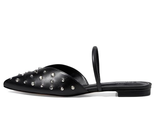 Schutz Women's Gayle Loafer Flat, Black, 7.5