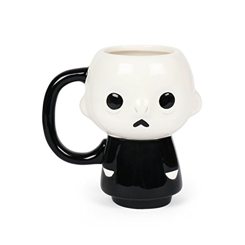 FAB Starpoint Harry Potter Voldemort Ceramic Black and White Body Drinking Mug, One Size