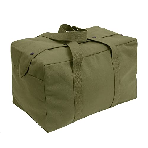 Rothco Canvas Small Parachute Cargo Bag, Olive Drab