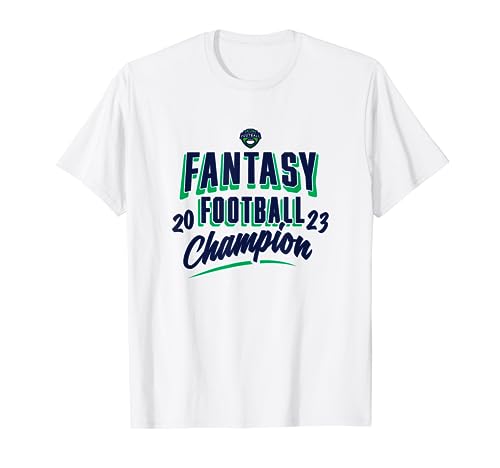 ESPN Fantasy Football 2023 Champion Big Wave Chest Logo V2 T-Shirt