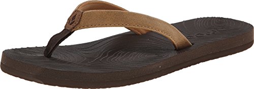Reef womens Reef Zen Love Flip Flop, Brown/Tobacco, 9 US