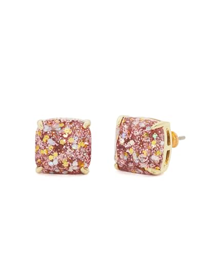 Kate Spade New York Womens Stud-Earrings Gold Glitter