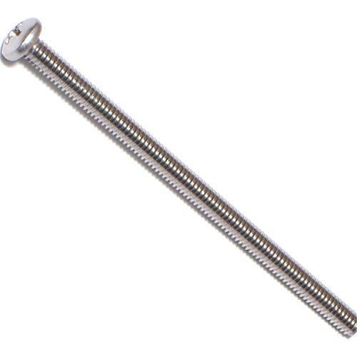 Hard-to-Find Fastener 014973199524 Phillips Pan Machine Screws, 8-32 x 3-Inch, 25-Piece