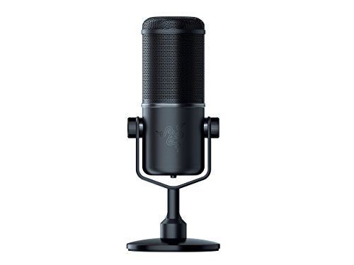 Razer Seiren Elite Studio-Grade Multi-Pattern USB Digital Microphone and Headphone Amplifier