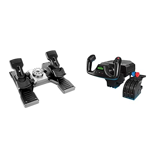 Logitech G Pro Flight Rudder Pedals PRO Flight Yoke System