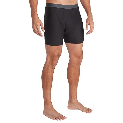 ExOfficio Men's Give-N-Go 2.0 Boxer Brief, Black, Medium