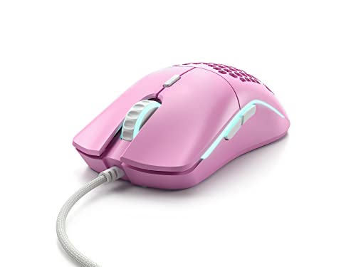 Glorious Gaming Mouse - Model O 67 g Superlight Honeycomb Mouse, Limited Edition Matte Pink - USB Gaming Mouse