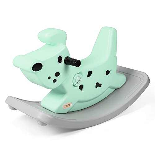 Vilobos Rocking Horse Outdoor Rocking Toy with Music for Toddler Baby Kids Ages 1-3 Year Old Boy Girl Green
