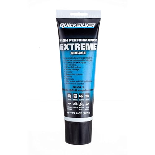Quicksilver 8M0071838 High Performance Multi-Purpose Extreme NLGI 2 Marine Grease - 8 Oz. Tube