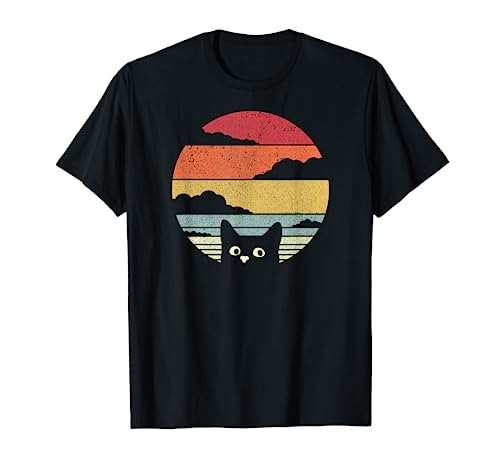 Cat Shirt. Retro Style T-Shirt