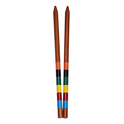 Pointyard 2 PCS Wooden Ending Stakes, Replacement Pinewood Stakes for Most 28&32&35In Croquet Set