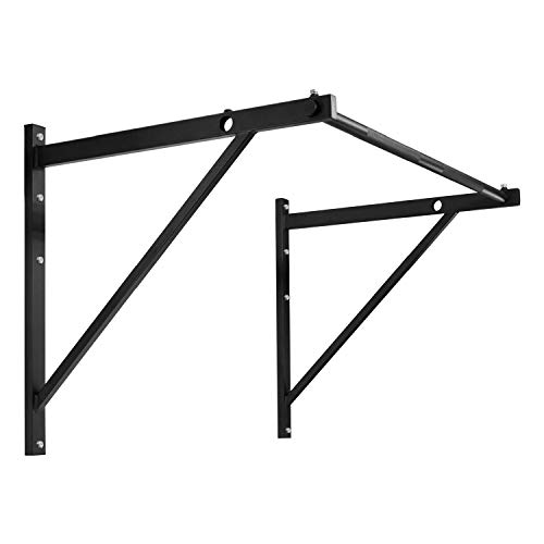 Yes4All Heavy Duty Wall Mounted Pull Up Bar – Multi-Grip Ceiling Strength/ Joist Mount/ Chin-Up Bar for Home Gym Portable