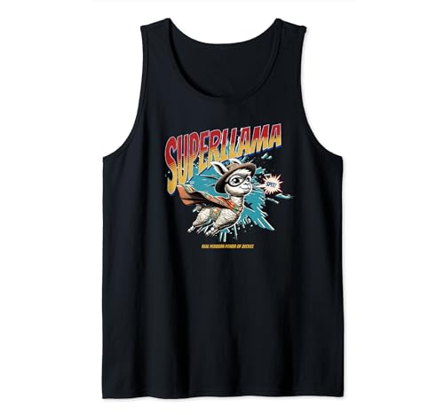 Peruvian Heros - The Super Llama, a Real Power of Justice Tank Top