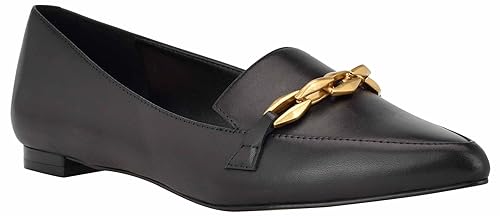 Nine West Women's AHARA Ballet Flat, Black 003, 8