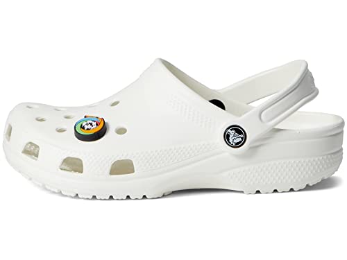 Crocs Unisex-Adult Classic Clogs (Best Sellers), White, 7 Men/9 Women