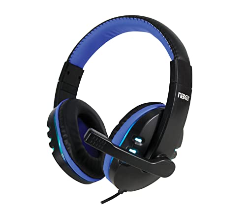 Naxa Electronics Naxa NG-1000 Sound-GLO Wired Stereo Professional Gaming Headset, Black