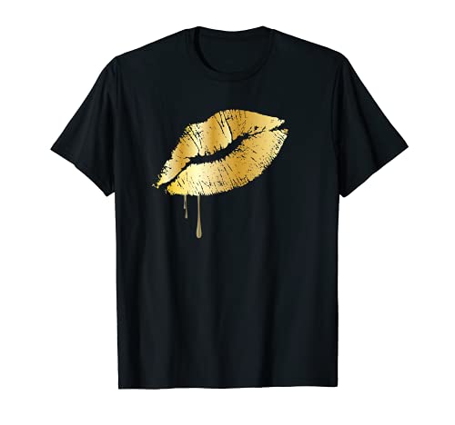 Dripping Gold Lips TShirt