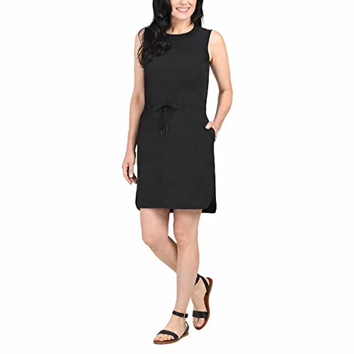 Hilary Radley Women's Sleeveless Dress (XX-Large, Black)