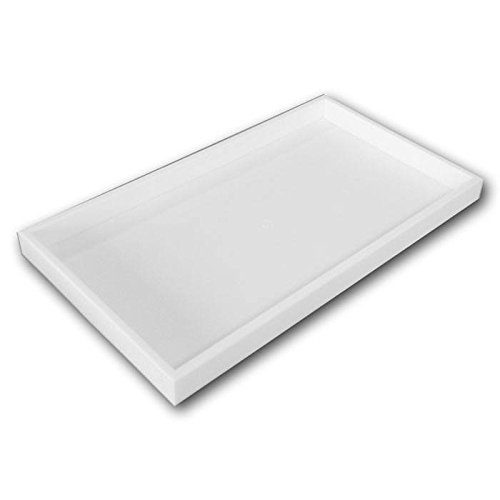 Pacific Jewelry Displays Stackable Plastic Tray (White) - 1'