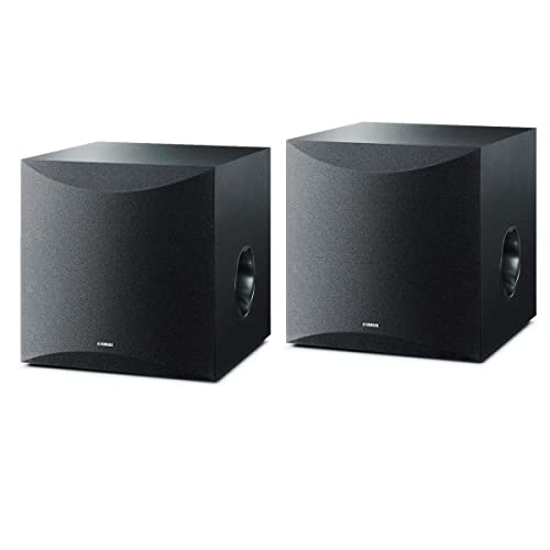 Yamaha 2X NS-SW100 10' Powered Subwoofer, 100W Dynamic Power