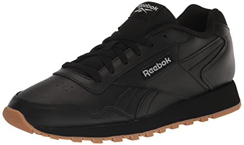Reebok Unisex Glide Sneaker, Black/White/Gum, 10 US Men