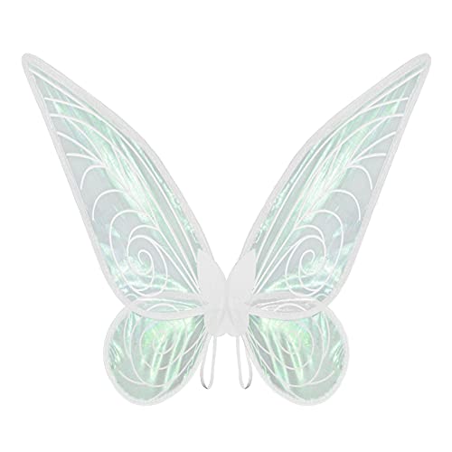 SOLIEHOO Girls Wings Fairy Wings, Sparkling Sheer Wings for Women Adults Butterfly Wings for Kids Birthday Halloween Dress up