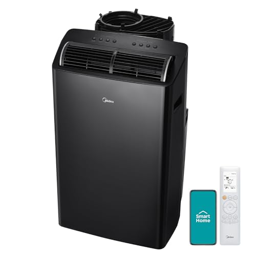 Midea Duo 12,000 BTU (10,000 BTU SACC) High Efficiency Inverter, Ultra Quiet Portable Air Conditioner, Cools up to 450 Sq. Ft., Works with Alexa/Google Assistant, Includes Remote