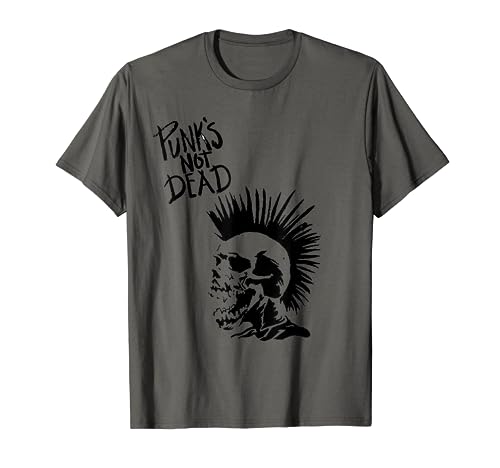 Punk's not dead skull, punk rock tshirt T-Shirt
