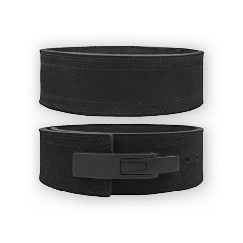 Hawk Sports Weightlifting Belt for Men and Women, Black 10mm Thick, 4-Inch Wide Lever Belt for Safely Increasing Weight and Lifting Power for Deadlifts, Squats, and Other Workouts (Medium)