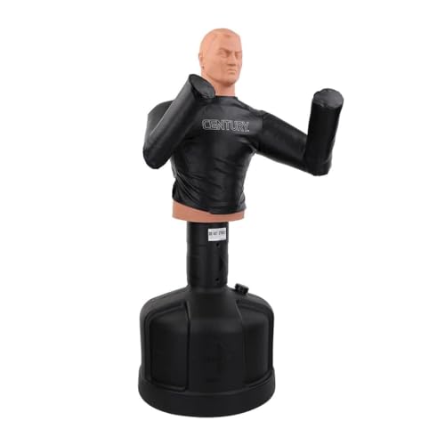 Century BOB Body Bag & Bob Jacket | Freestanding Punching Dummy with Attachable Arms | Boxing Training Bag | Head & Torso Mannequin with Base Unit | Strap On Strike Training Arms | Adjust Up to 78'