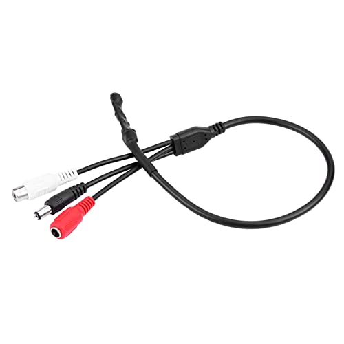 CCTV Microphone Microphone High Sensitive Pickup Mic for CCTV Security Camera Dvr Sound Plastic CCTV Microphone Black