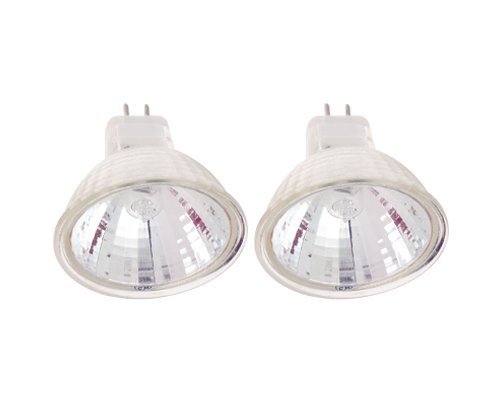 KOR (Pack of 2) 10 Watt MR11 12 Volt Precision Halogen Reflector Fiber Optic Light Bulb 10W 12V