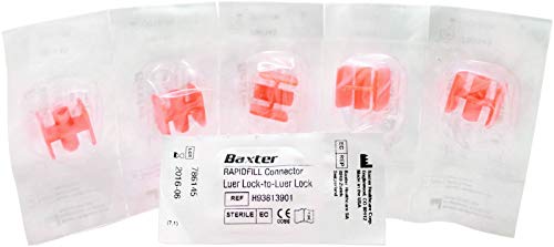 Baxa (Baxter) 13901 RapidFill Connectors Luer Lock to Leur Lock (Pack of 5) by Baxa/Baxter