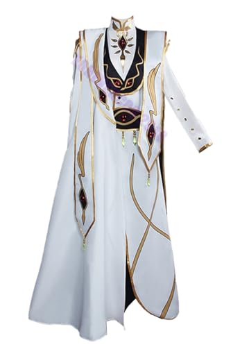 forevercos Lelouch Lamperou Cosplay Costume Code Geass Lelouch of The Rebellion Cosplay Costume Emperor Dress Halloween Costume (Male M) Multicoloured