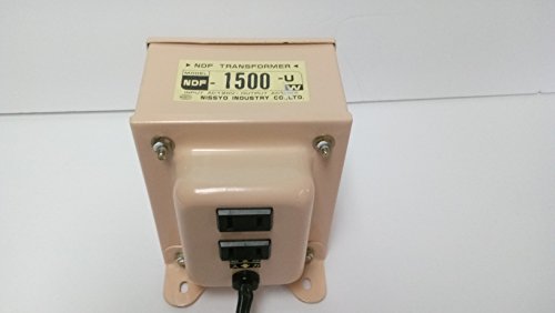 Nissyo Transformer NDF Series (Decrease Voltage) 120v100v 1500w NDF-1500u (Henatsuki)