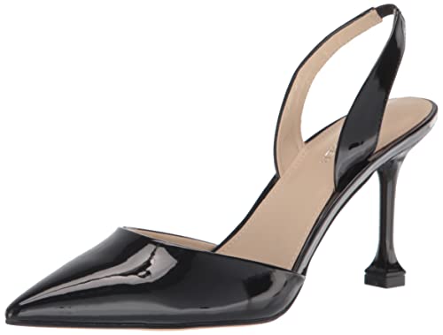 Marc Fisher Women's HADYA Pump, Black Leather, 10