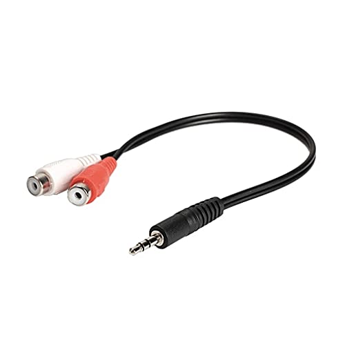N/A 3.5mm Jack Male to 2 Female Jack Adapter, Stereo Audio Cable Converter Adapter Accessory