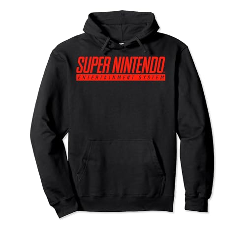 Super Nintendo Entertainment System Classic Logo Pullover Hoodie