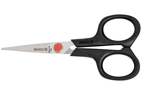 Mundial Red Dot Embroidery Scissors 4.25', Knife Edge