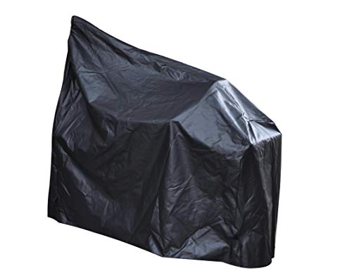 acoveritt Heavy Duty Grill Cover for Charcoal Offset Smoker Cover, Fade and UV Resistant, Fits Char-Broil, Dyna-Glo, Royal Gourmet, Char-Griller and More Black