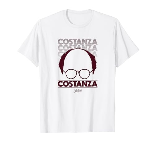 Seinfeld George Costanza Outline Text Fade T-Shirt