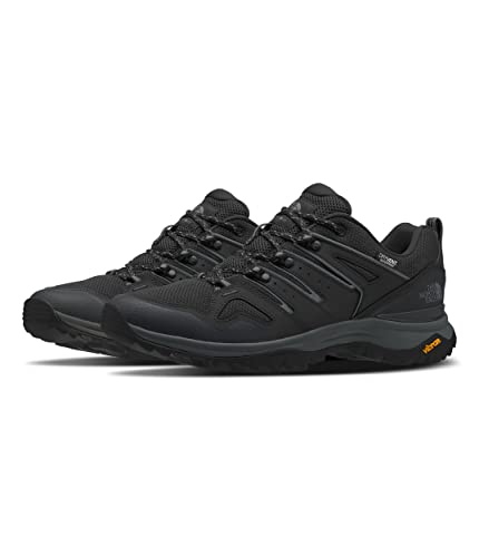 THE NORTH FACE Men's Hedgehog Fastpack II Waterproof Hiking Shoes, TNF Black/Dark Shadow Grey (New), 10