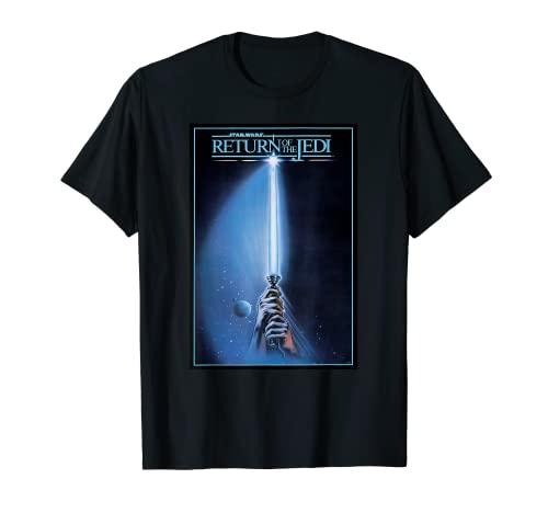Star Wars Return of the Jedi Lightsaber Movie Poster T-Shirt
