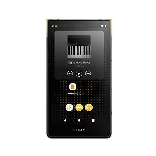 Sony NW-ZX707 Walkman 64GB Hi-Res Portable Digital Music Player with Android, Large 5.0' (diag) Touchscreen Display, up to 24 Hour Battery, Wi-Fi & Bluetooth and USB Type-C – Black NW-ZX707/B