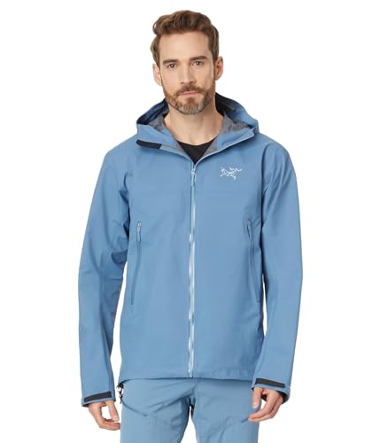 Arc'teryx Beta Jacket Men's | Redesign | Gore-Tex ePE Shell, Maximum Versatility - Hiking Jacket, Waterproof Rain Jacket | Stone Wash, Large